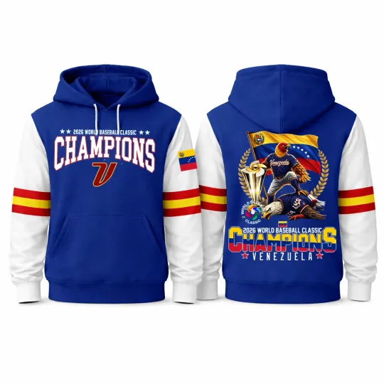 Discover Venezuela Team 2026 World Baseball Classic Hoodie Pullover Shirt - S to 5XL V04