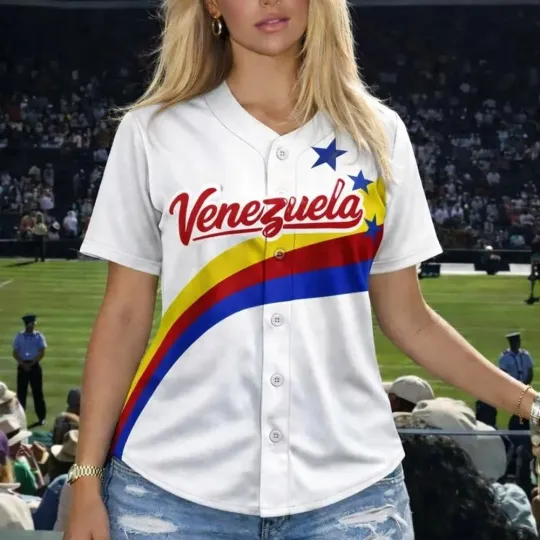 Discover Men's Venezuela Baseball 2026 World Baseball Classic - Size S to 5XL