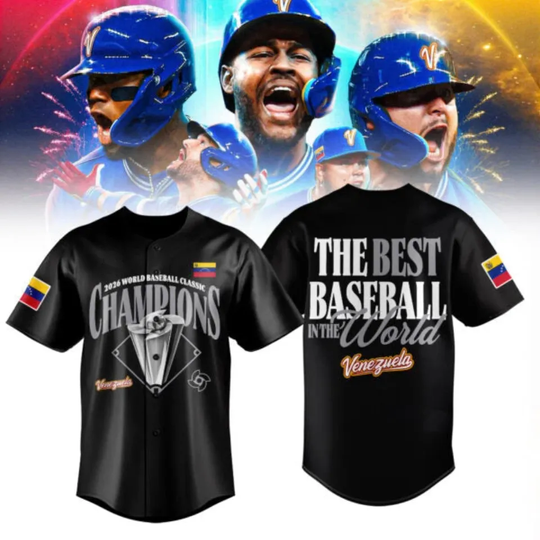 Discover Venezuela Baseball 2026 World Baseball Classic Champions - Size S to 5XL