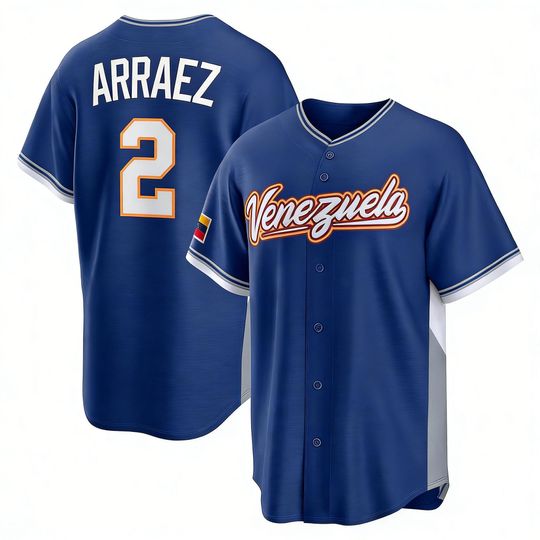 Discover Luis Arraez Venezuela Jersey,Royal 2026 World Baseball Classic,Limited Stitched Shirt Man/Youth size,Custom Jersey