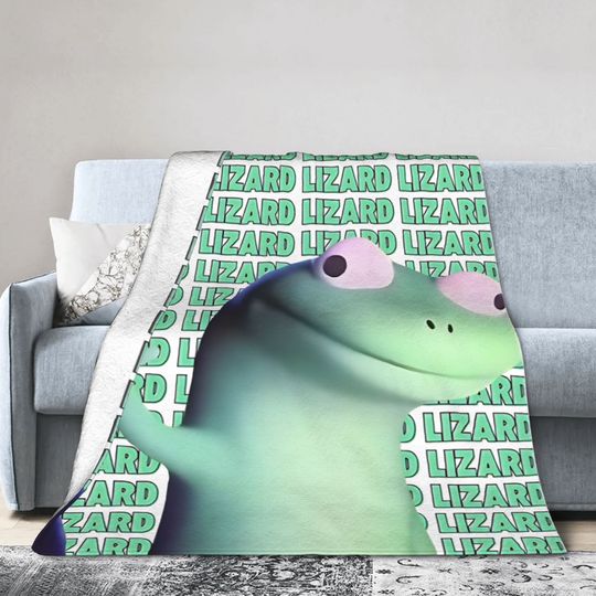 Discover Hoppers TOM Lizard Meme Weirdcore Animals Velvet Throw Blanket  Blankets for Bed Travel Warm Bedding Throws,