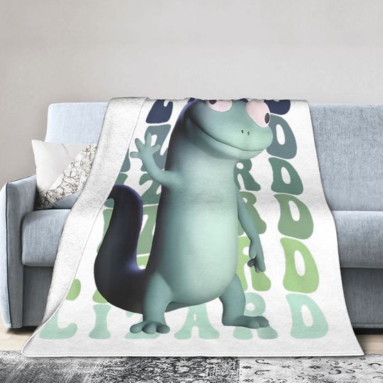 Discover Tom Lizard Meme weirdcore Animal Fleece Throw Blanket Hoppers Blanket for Home Bedroom Ultra-Soft Bedspread,