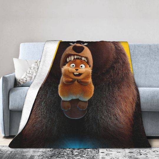 Discover Hoppers Cartoon Movie 2026 Blanket Coral Fleece Plush Textile Decor  Portable Thin Throw Blankets for Bedding Office Bedspread