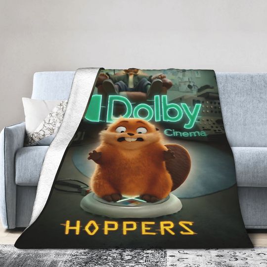 Discover Hoppers Cartoon   Blanket Cover Flannel Movie Lightweight Thin Throw Blanket for Outdoor Travel Bedspread