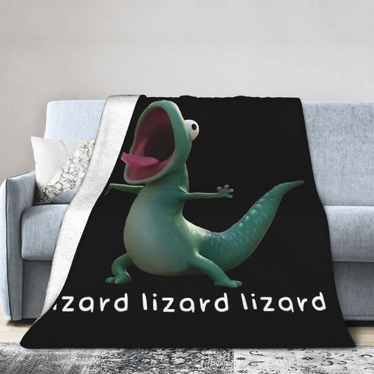 Discover Hoppers Funny Meme Tom Lizard  Flannel Throw Blanket  Blankets for Bedding Travel Super Warm Bedroom Quilt,