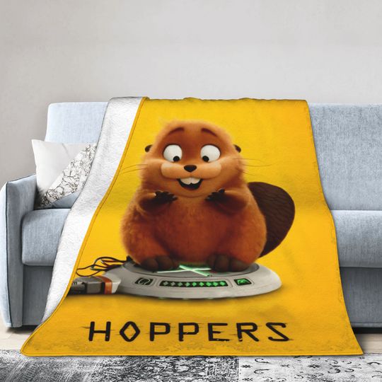 Discover Hoppers Fleece Blanket, Disney Cartoon Movie Blanket For Kids