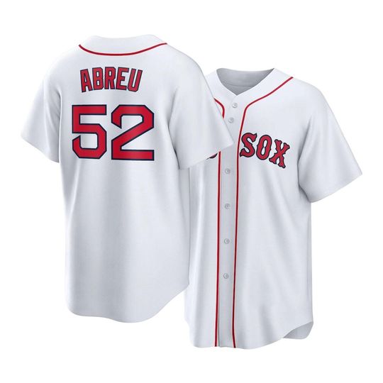 Discover Wilyer Abreu Boston Baseball Jersey,White Home Replica Shirt Man/Youth size,Custom Jersey