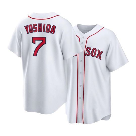 Discover Masataka Yoshida Boston Baseball Jersey,White Home Replica Shirt Man/Youth size,Custom Jersey