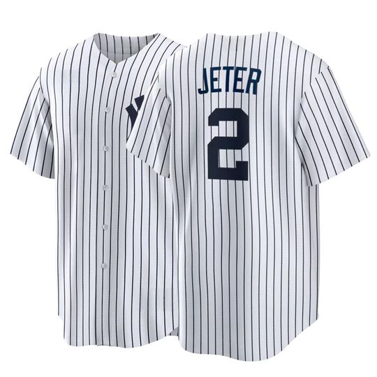Discover Derek Jeter New York Baseball Jersey,White Home Limited Player Shirt Man/Youth size,Custom Jersey