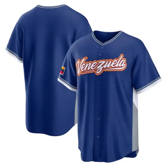 Discover Men's/Youth 2026 World Baseball Classic Venezuela Team Classic Royal Jersey