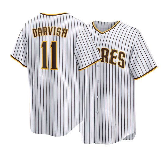 Discover Yu Darvish San Diego Baseball Jersey,White Home Replica Shirt Man/Youth size,Custom Jersey