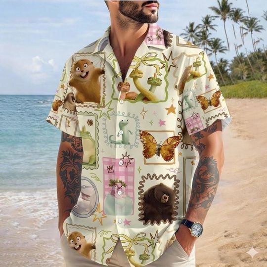 Discover Hoppers Hawaiian Shirt, Hoppers Button Up DisneyShirt, Hoppers Magic Kingdom Shirt, Hoppers Animal Kingdom Hawaii Shirt, DisneyTrip Tee