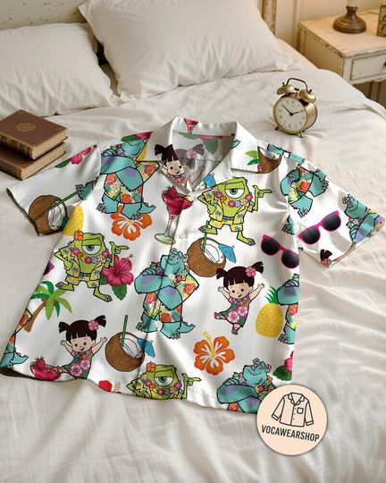 Discover Monsters Inc Family Matching Hawaiian Shirts, Gift For Family