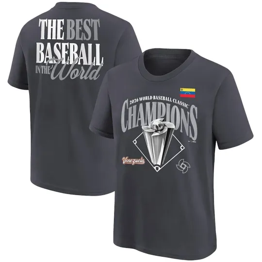 Discover Venezuela Baseball 2026 World Baseball Classic Champions T-Shirt