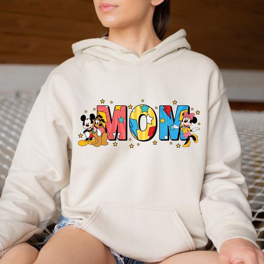 Discover Mama Disney Hoodie, Disney Mom Hoodie, Mama Cartoon Hoodie, Magical Mama Hoodie, Mothers Day Hoodie, Gift Disney Hoodie For Mom