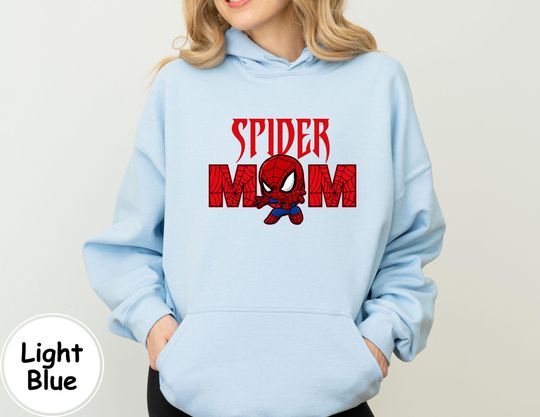 Discover Spider mom Family Sweatshirt, Custom Family Spider Hoodie, Spiderman Matching Shirt, Spider Dad Tee, Spider Mom