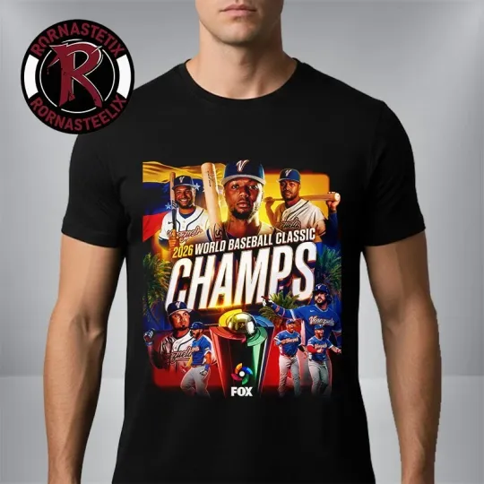 Discover Congrats Venezuela Won World Baseball Classic 2026 Champions  T- shirt