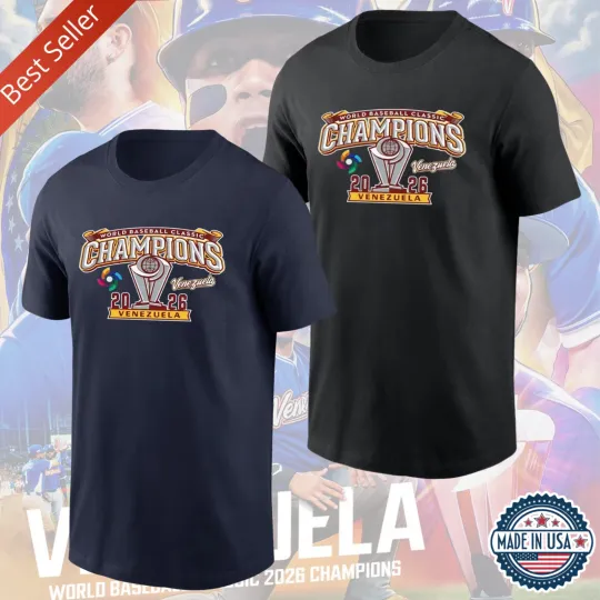 Discover Team Venezuela Champions 2026 World Baseball Classic T-Shirt