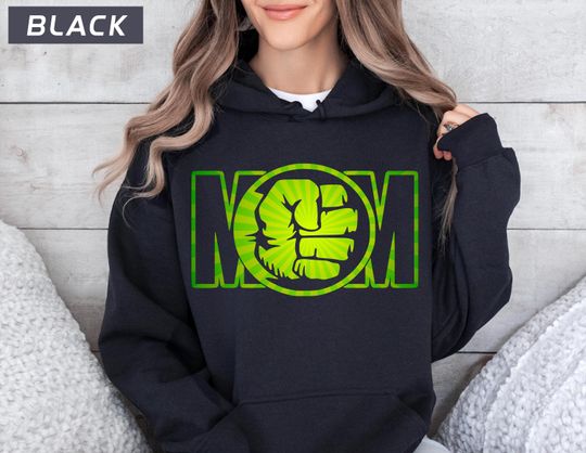 Hulk Mom Hoodie: Avengers Superhero Sweatshirt