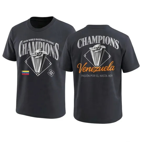 Discover Men's Venezuela Baseball 2026 World Baseball Classic Champions Shirt