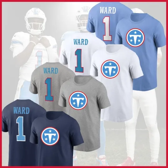 Discover Cameron Ward Tennessee Teams 2026 Player Name & Number Double Sided T-Shirt XS-5XL