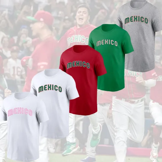 Discover Team Mexico World Baseball Classic T-Shirt