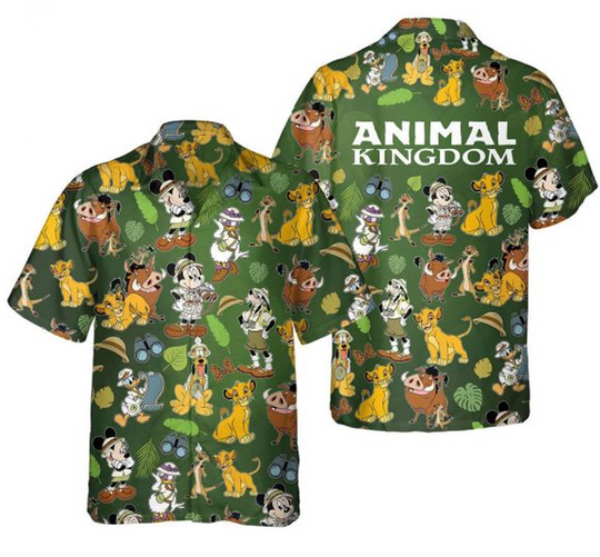 Discover Disneyland Family Summer Vacation: Mickey And Friends & Lion Men Women Unisex 02