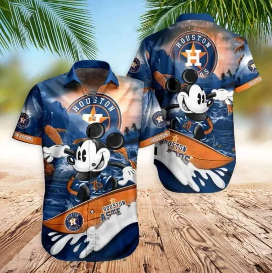 Discover Spirit With Astros Hawaiian Shirt – Houston Astros Mickey Men Women Unisex