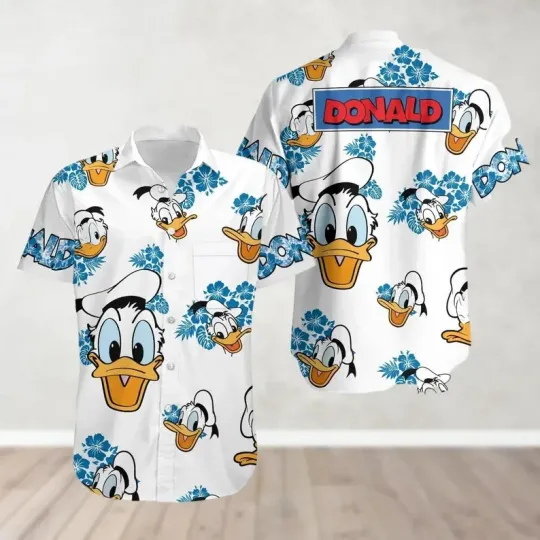 Discover Disney Hawaiian Donald Duck  Men Women Unisex
