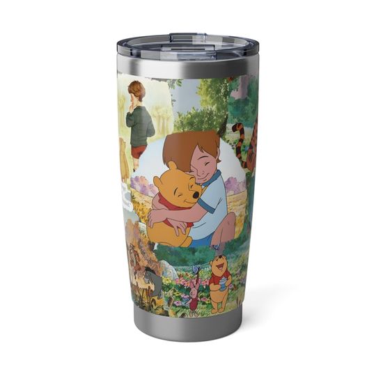 Discover Winnie the Pooh Tumbler, Stainless Steel Insulated Travel Mug, 20oz
