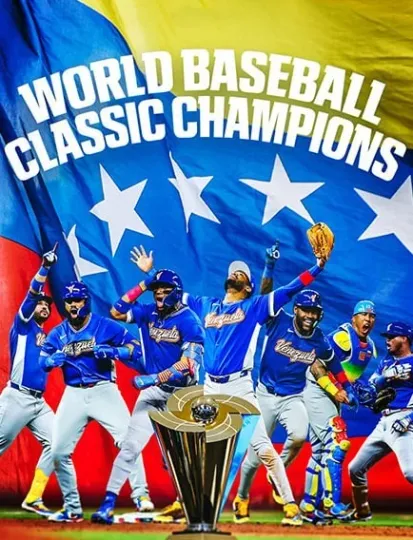 Discover Venezuela World Baseball Classic Champions 2026 For The First Time Poster