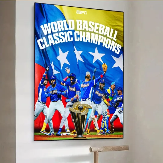 Discover Congrats Team Venezuela Baseball Defeat Team USA To Become World Baseball Poster
