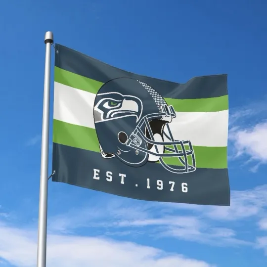 Seattle Seahawks 3x5 ft House Flag