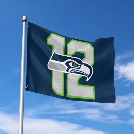 Discover Seattle Fans Football Team  House Flag Banner for Man Cave