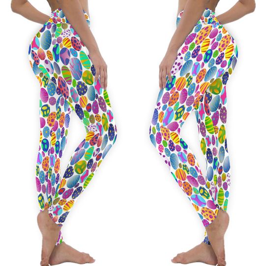 Easter Egg Leggings, Leggings Gift for Women