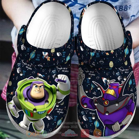 Buzz Lightyear And Emperor Zurg Toy Story Cartoon Clog Shoes