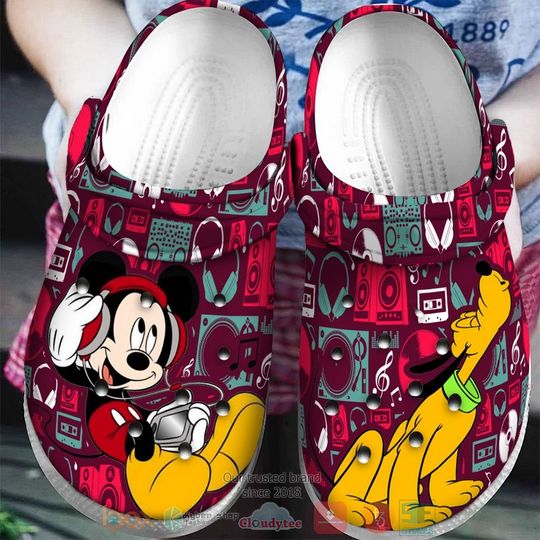Discover Mickey Mouse and Pluto Cartoon Clog Shoes, Clogs Shoes For Men Women and Kid