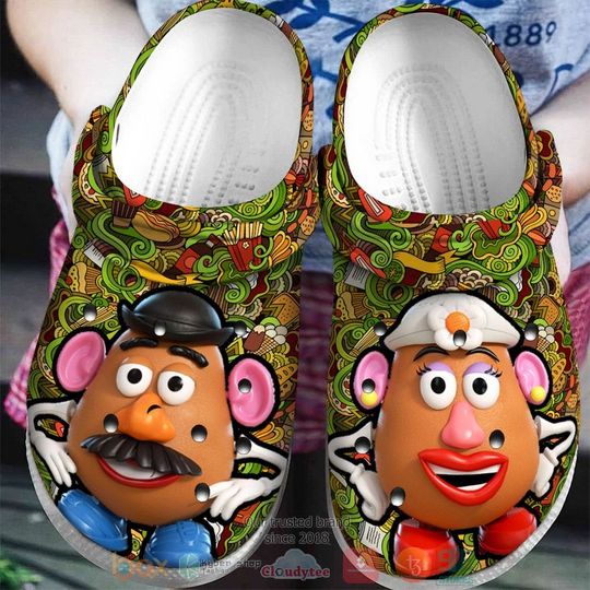 Mr Potato Head and His Wife Toy Story Cartoon  Clog Shoes