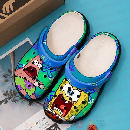 Spongebob Squarepants Cartoon Clog Shoes, Clogs Shoes For Men Women and Kid