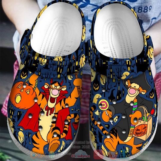 Tigger Winnie The Pooh Cartoon Clog Shoes, Clogs Shoes For Men Women and Kid