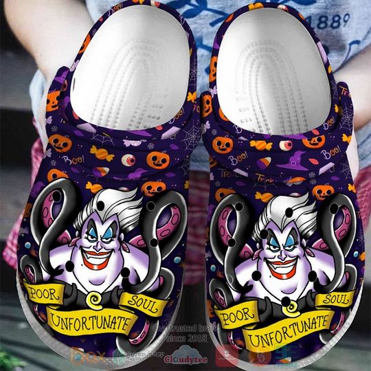 Discover Ursula The Little Mermaid Cartoon Clog Shoes, Clogs Shoes For Men Women and Kid