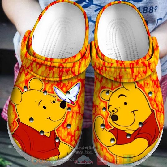 Winnie The Pooh Cartoon Clog Shoes, Clogs Shoes For Men Women and Kid