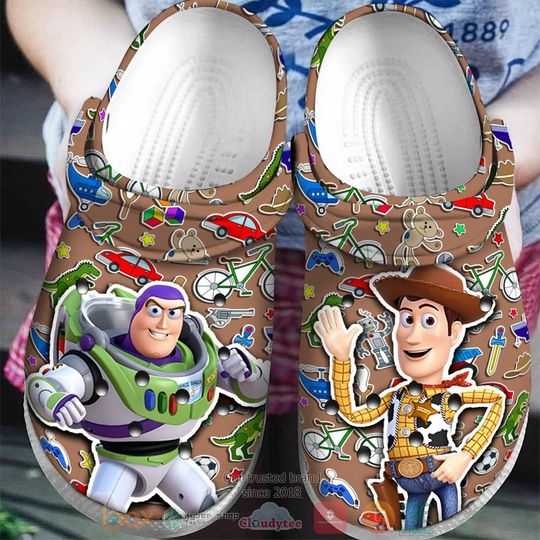 Woody and Buzz Lightyear Toy Story Cartoon Clog Shoes