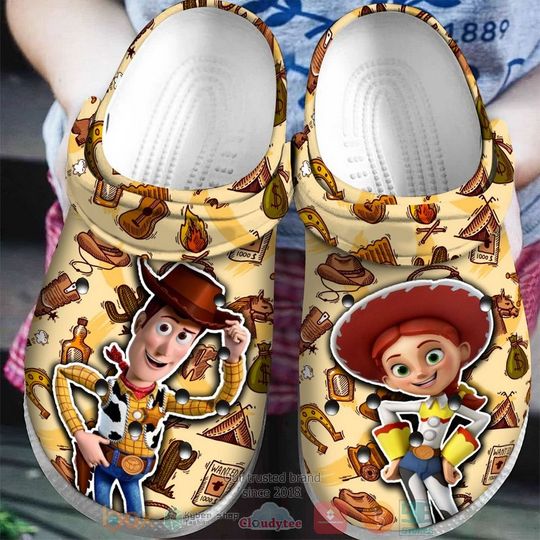 Woody And Jessie Toy Story Cartoon Clog Shoes, Clogs Shoes For Men Women and Kid