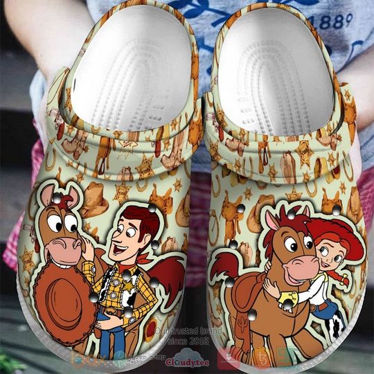 Woody And Jessie Toy Story Cartoon Clog Shoes, Clogs Shoes For Men Women and Kid