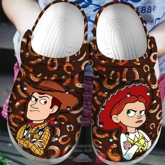 Woody And Jessie Toy Story Cartoon Clog Shoes