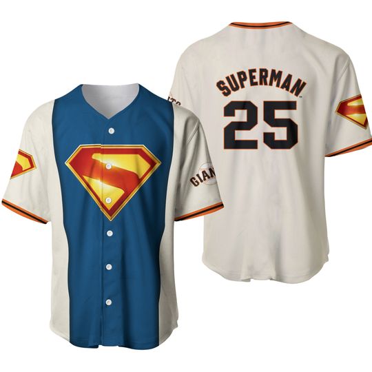 Giants Superman Night 2025 Baseball Jersey