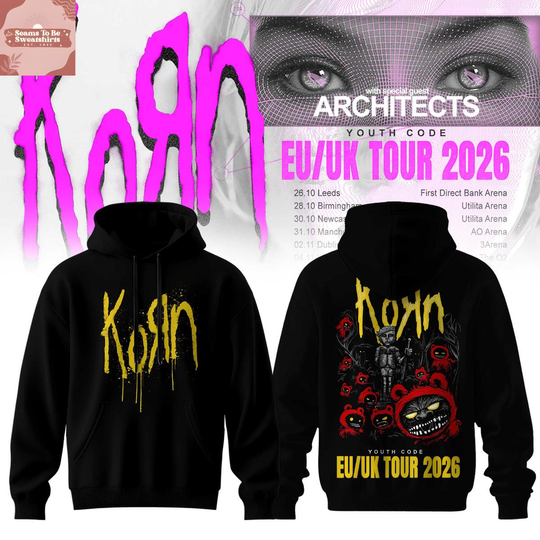 Korn EU/UK Tour 2026 With Architects & Youth Code Hoodie