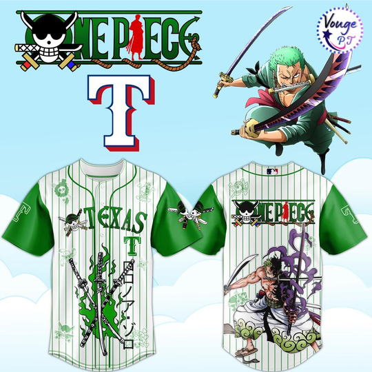 Texas Rangers x One Piece 2026 Limited Edition Baseball Jersey