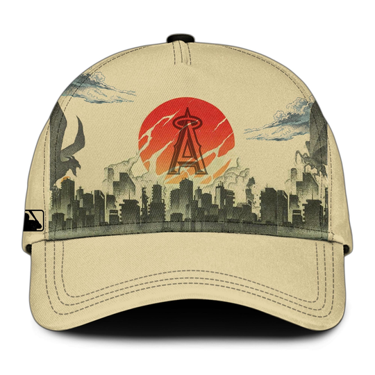 Discover Los Angeles Angels god zilla King Of The Monsters Special Edition Baseball Cap